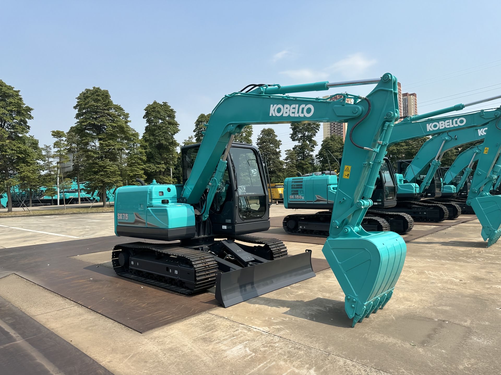 New Kobelco SK75-11 Excavator for Sale detail view