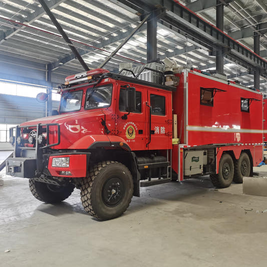 Used FAW 350HP Fire Command Truck for Sale side view