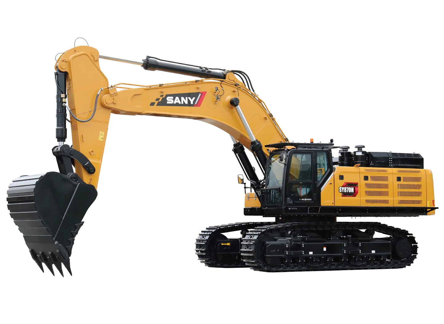 New Sany SY870H-S Excavator for Sale rear side view