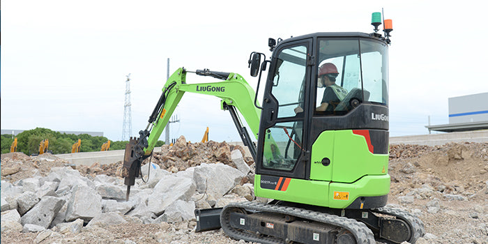 New Liugong 9027FE Excavator for Sale rear side view