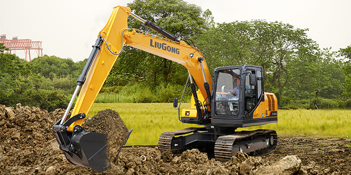 New Liugong 913EG4 Excavator for Sale rear side view