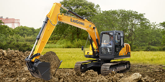 New Liugong 913EG4 Excavator for Sale rear side view