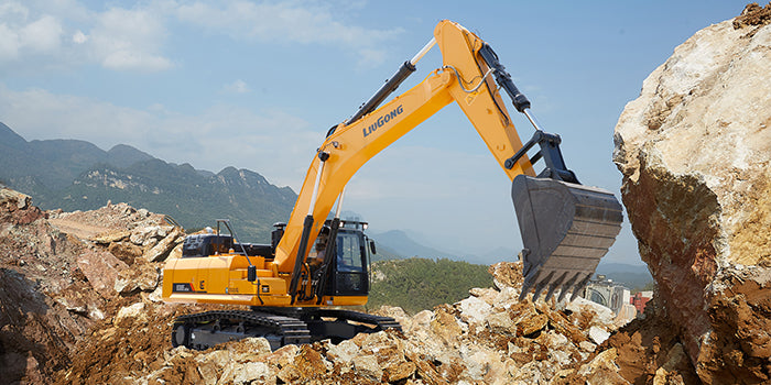 New Liugong 938EHDG4 Excavator for Sale rear side view