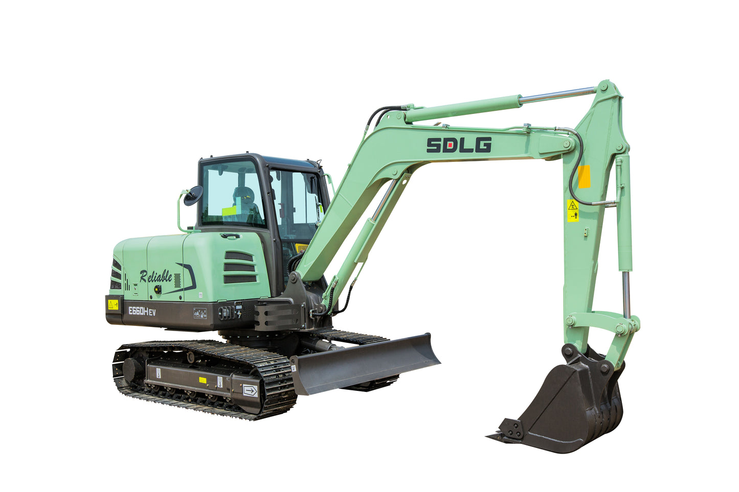 New Sdlg E660HEV Excavator for Sale rear side view