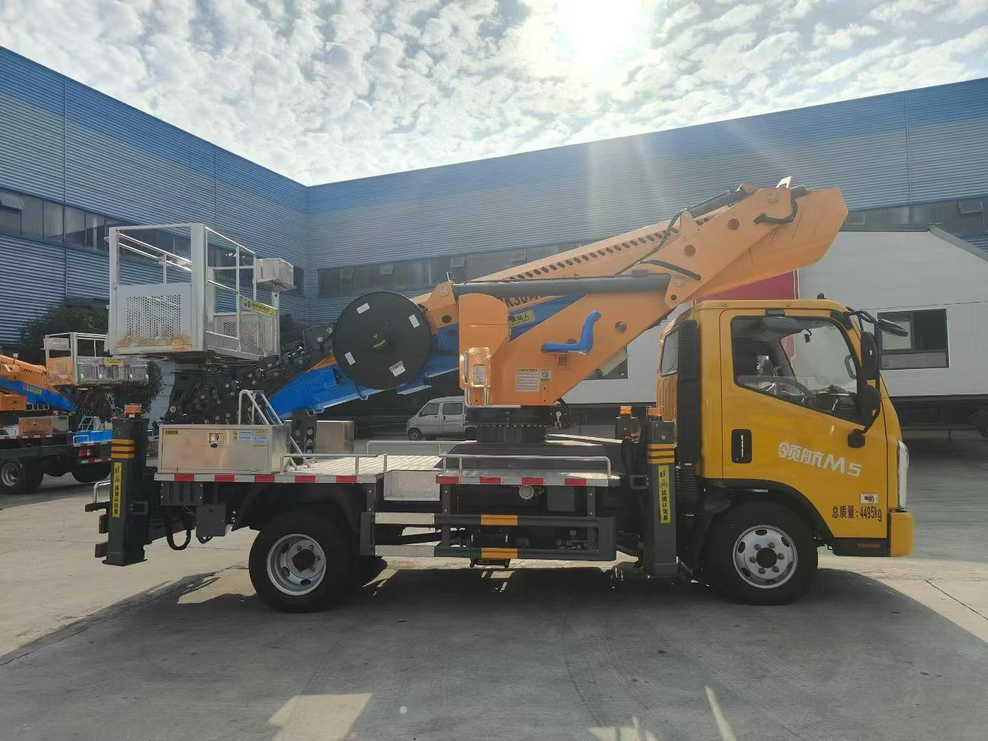 Used Foton 36M TELESCOPIC BOOM Aerial Work Platform Truck for Sale front view