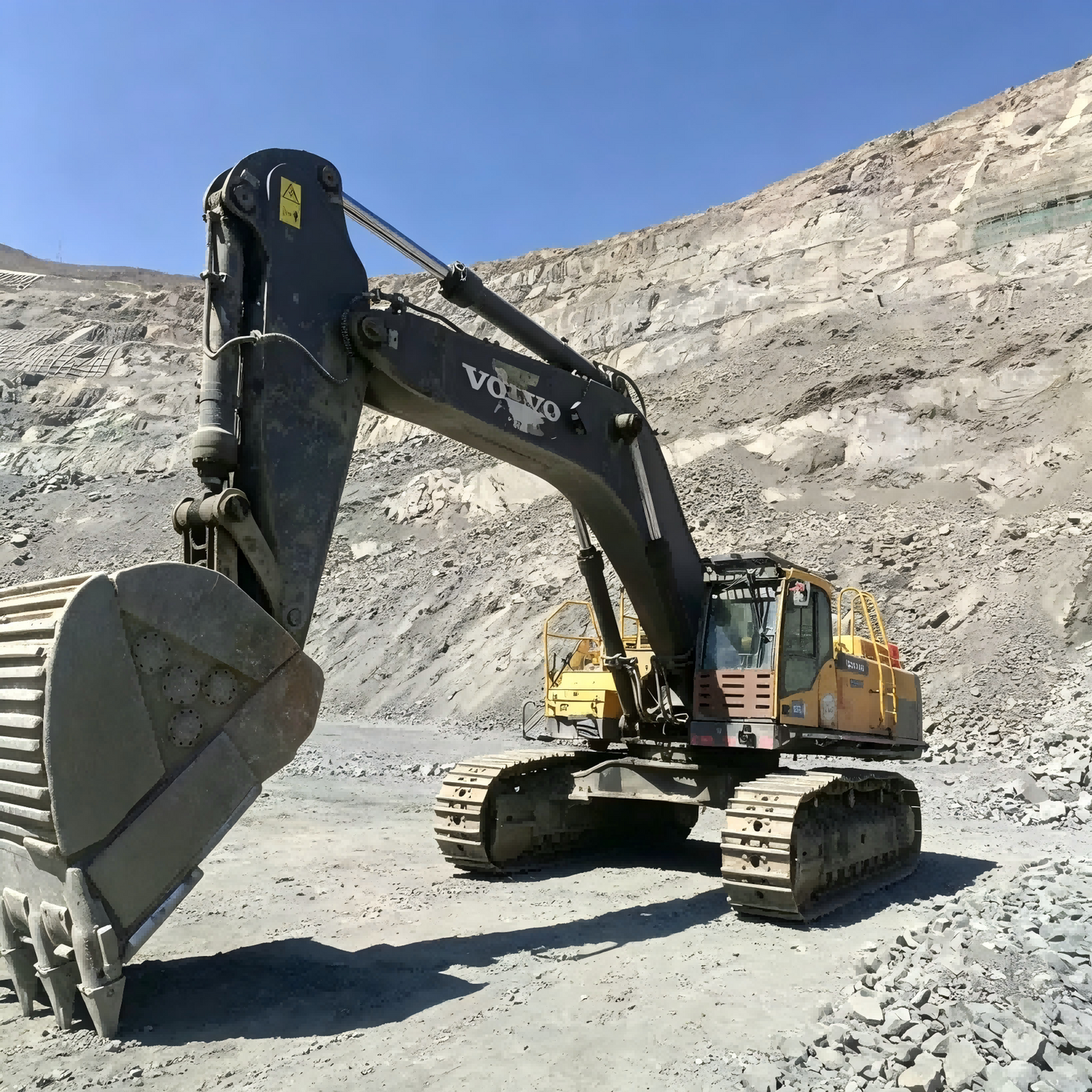 Used Volvo EC750 Excavator for Sale side view