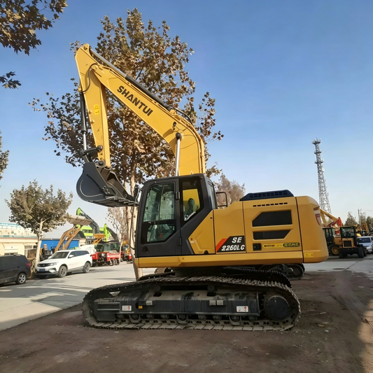 Used Shantui SE260LC Excavator for Sale side view