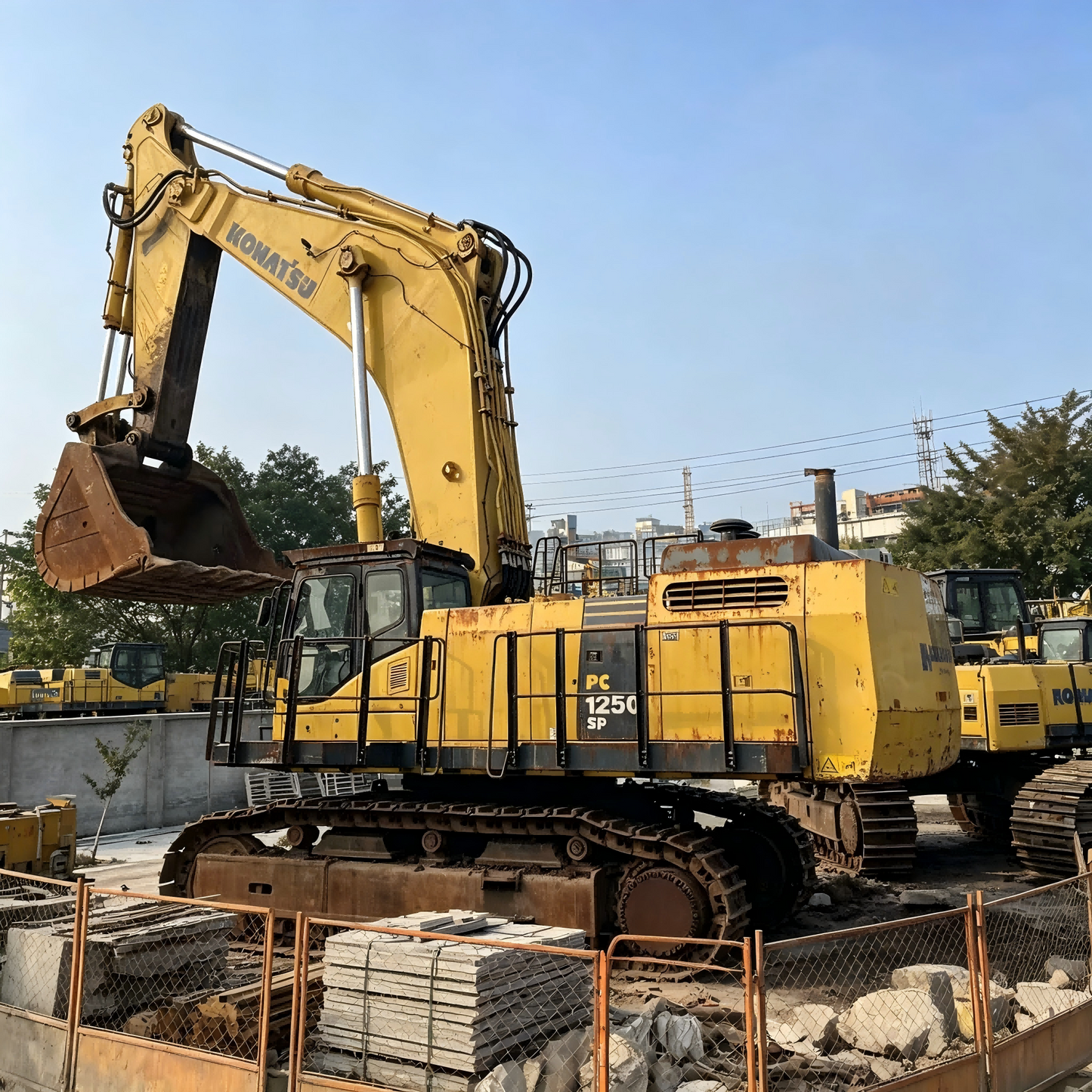 Used Komatsu PC1250 Excavator for Sale side view