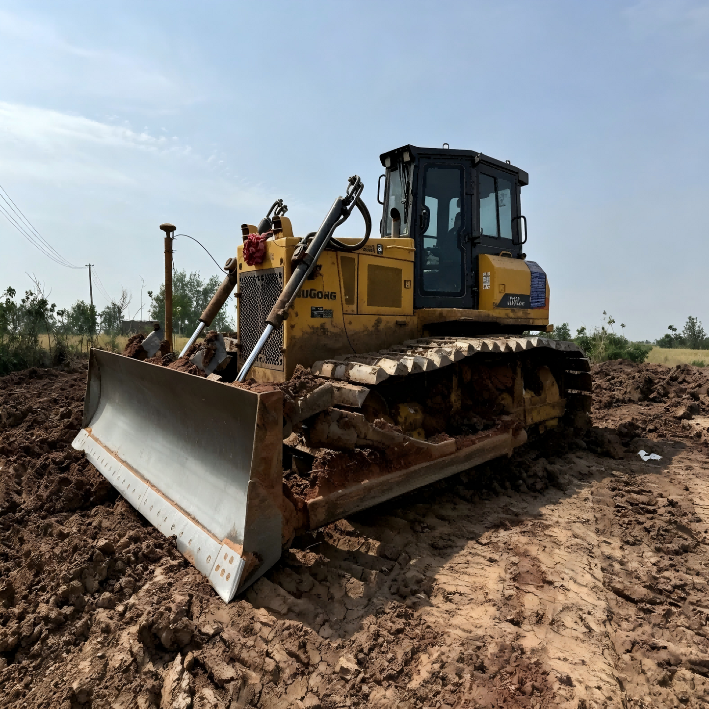 Used Liugong LD17C Bulldozer for Sale side view