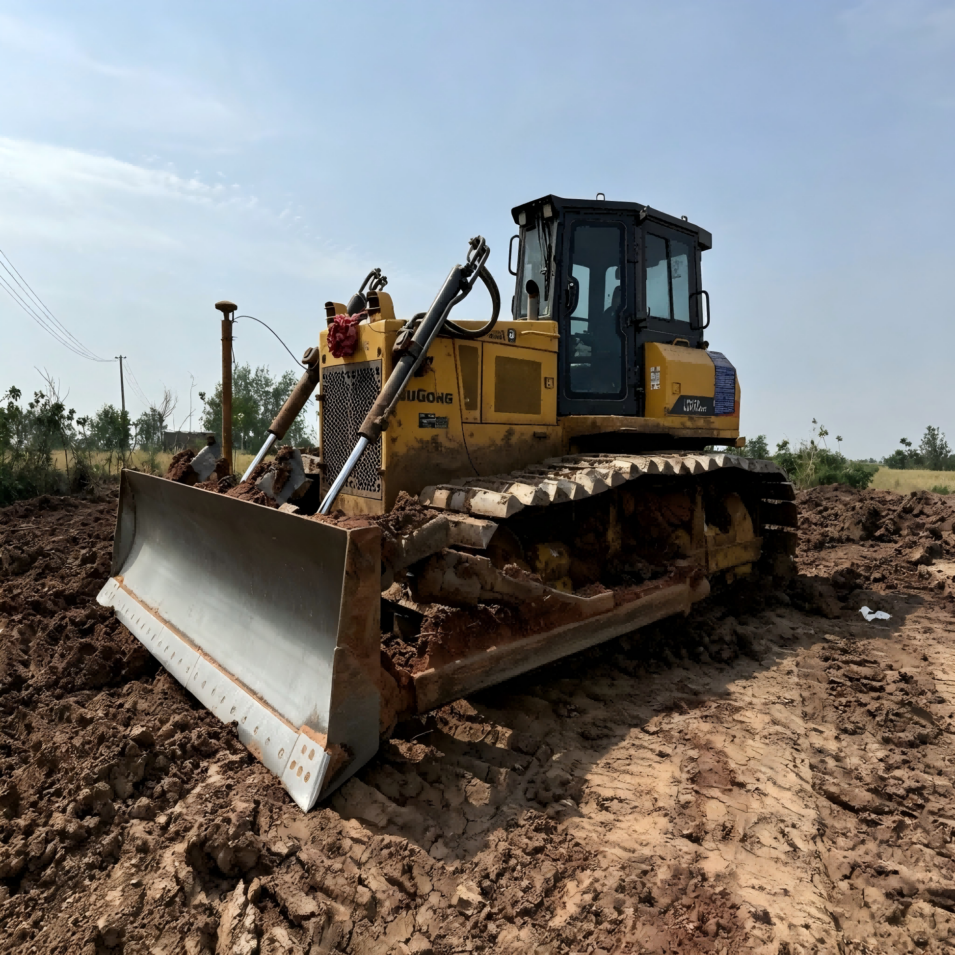 Used Liugong LD17C Bulldozer for Sale side view