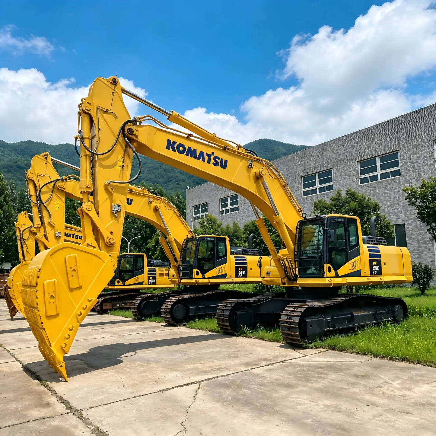 Used Komatsu PC500LC-10 Excavator for Sale side view
