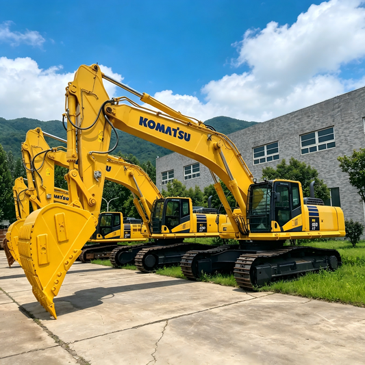Used Komatsu PC500LC-10 Excavator for Sale side view