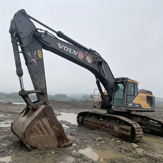 Used Volvo EC550 Excavator for Sale side view