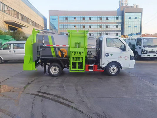 Used Dongfeng TUYI 4M³ Food Waste Truck for Sale rear side view