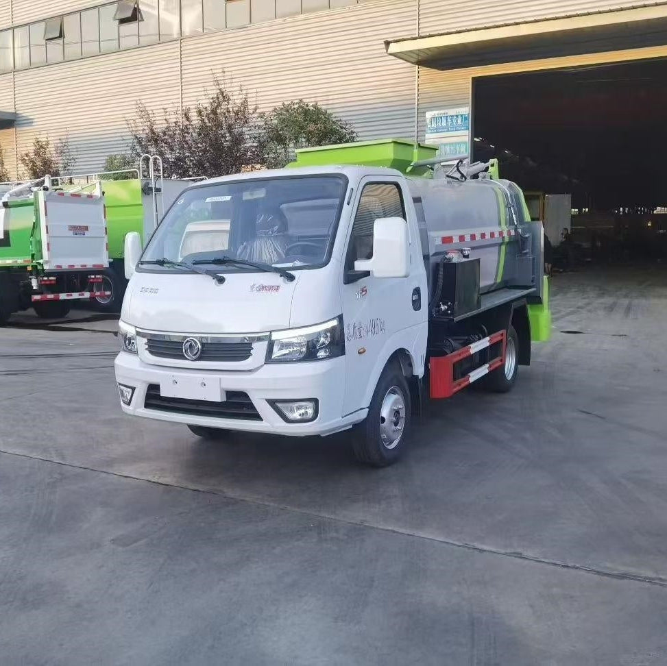 Used Dongfeng TUYI 4M³ Food Waste Truck for Sale side view