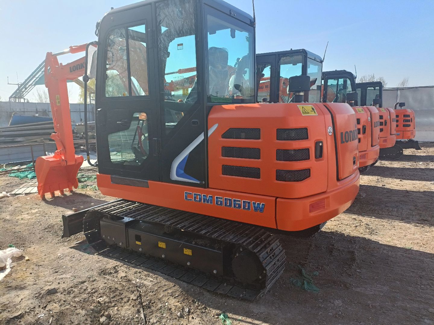 New Lonking CDM6060 Excavator for Sale front view