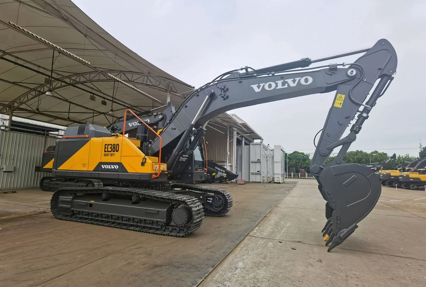 New Volvo EC380DL Excavator for Sale rear side view