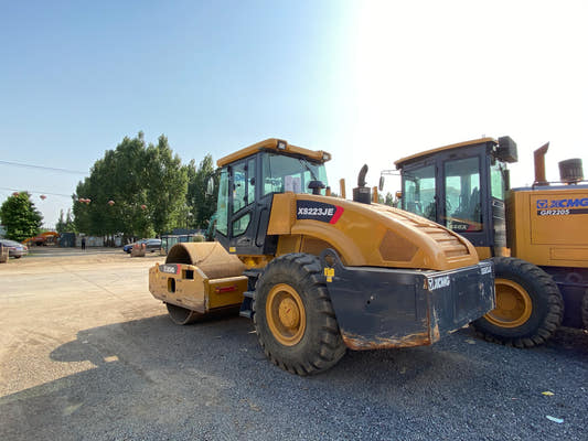 Used XCMG XS223JE Road Roller for Sale rear side view