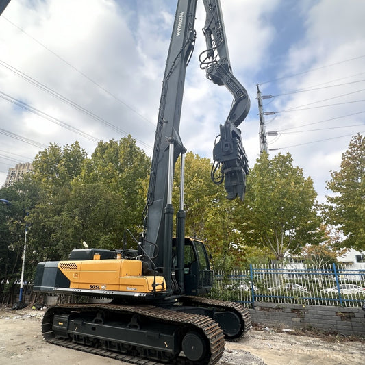 Used Hyundai 505LVS Excavator for Sale rear side view