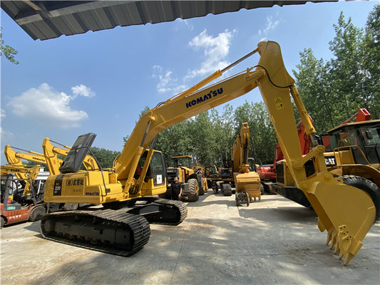 Used Komatsu PC220-7 Excavator for Sale rear side view