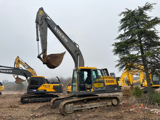 Used Volvo EC210D Excavator for Sale rear side view