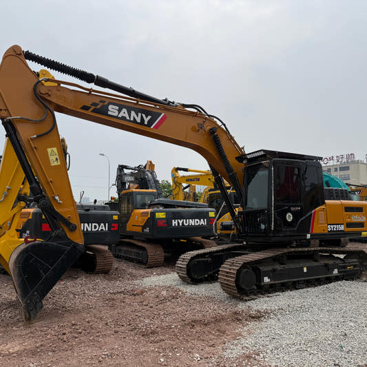 Used SANY SY215H SIC crawler excavator real inventory view 1
