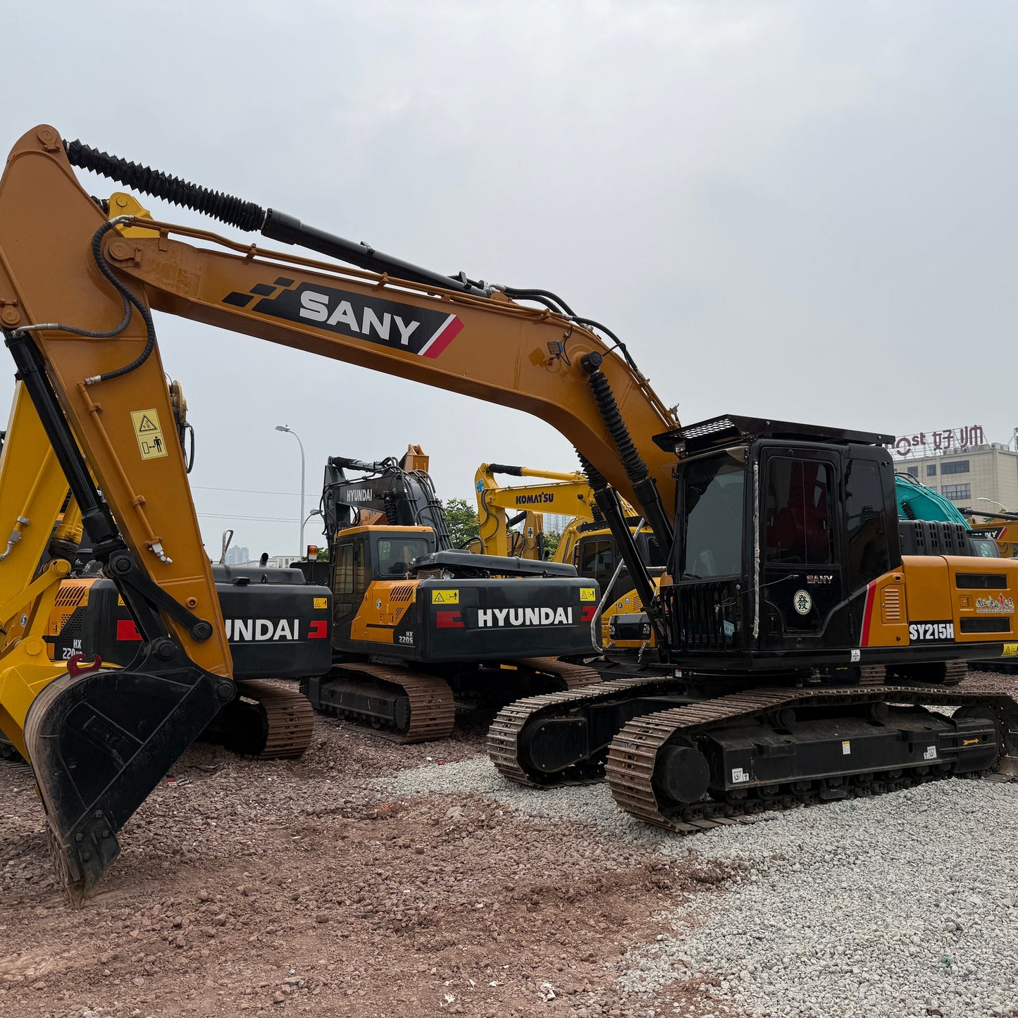 Used SANY SY215H SIC crawler excavator real inventory view 1