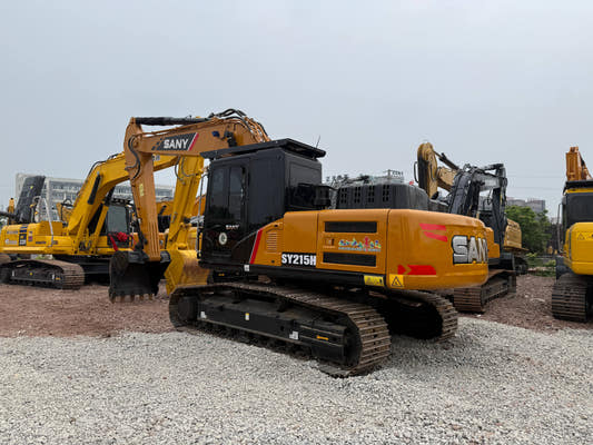 Used SANY SY215H SIC crawler excavator real inventory view 2
