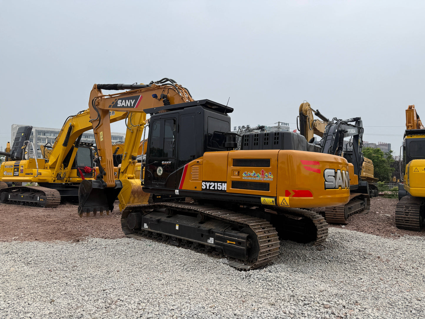 Used SANY SY215H SIC crawler excavator real inventory view 2