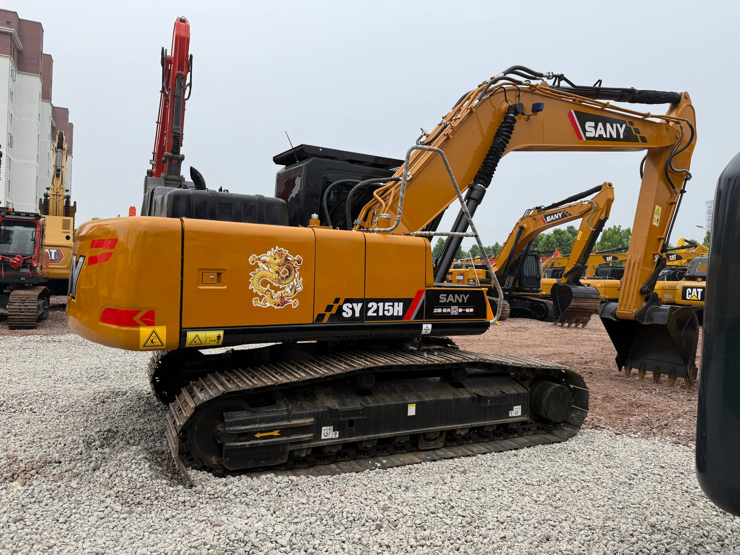 Used SANY SY215H SIC crawler excavator real inventory view 4