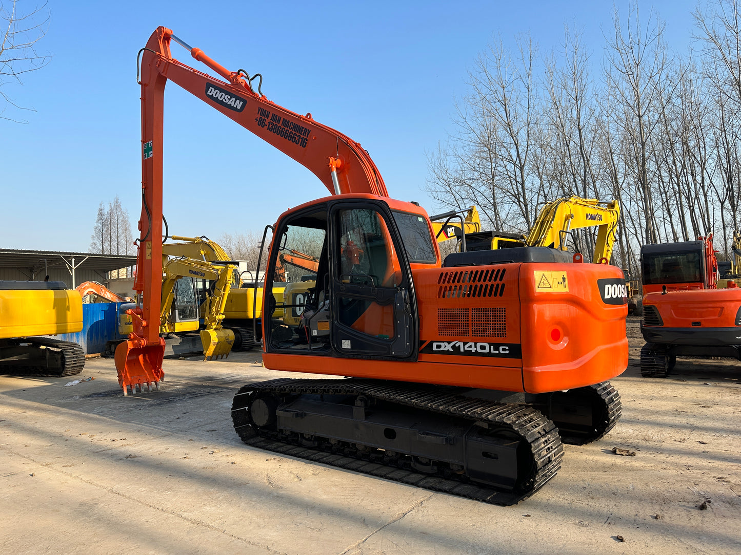 USED DOOSAN DX140LC