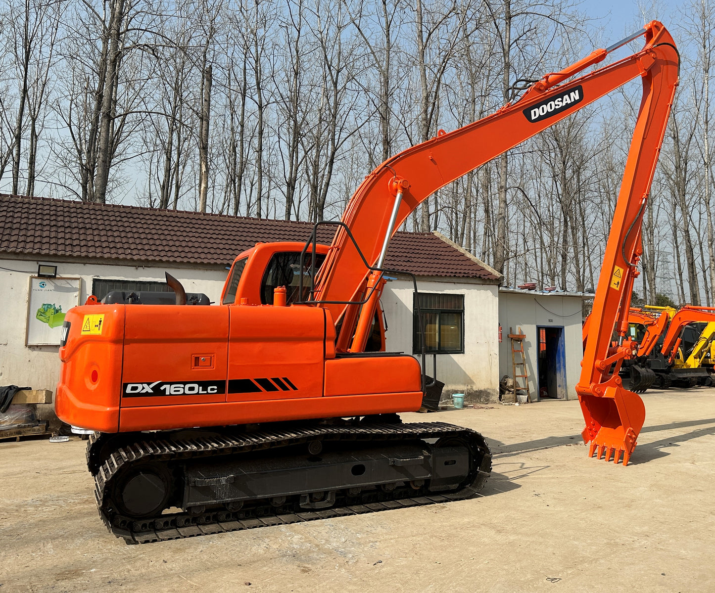 Used Doosan DX160LC Excavator for Sale front view
