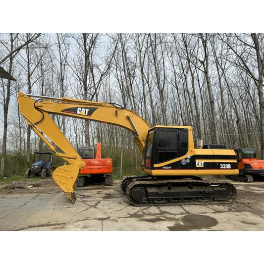 Used Caterpillar 320B Excavator for Sale rear side view