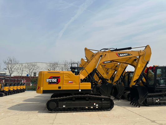 New Sany 215C Excavator for Sale rear side view