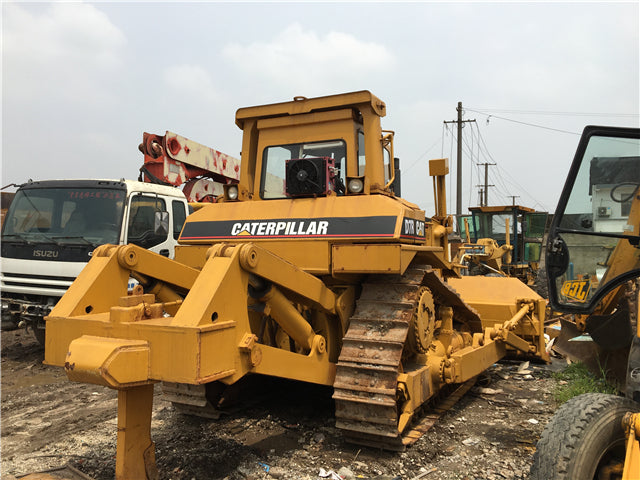 Used Caterpillar D7R Bulldozer for Sale rear side view