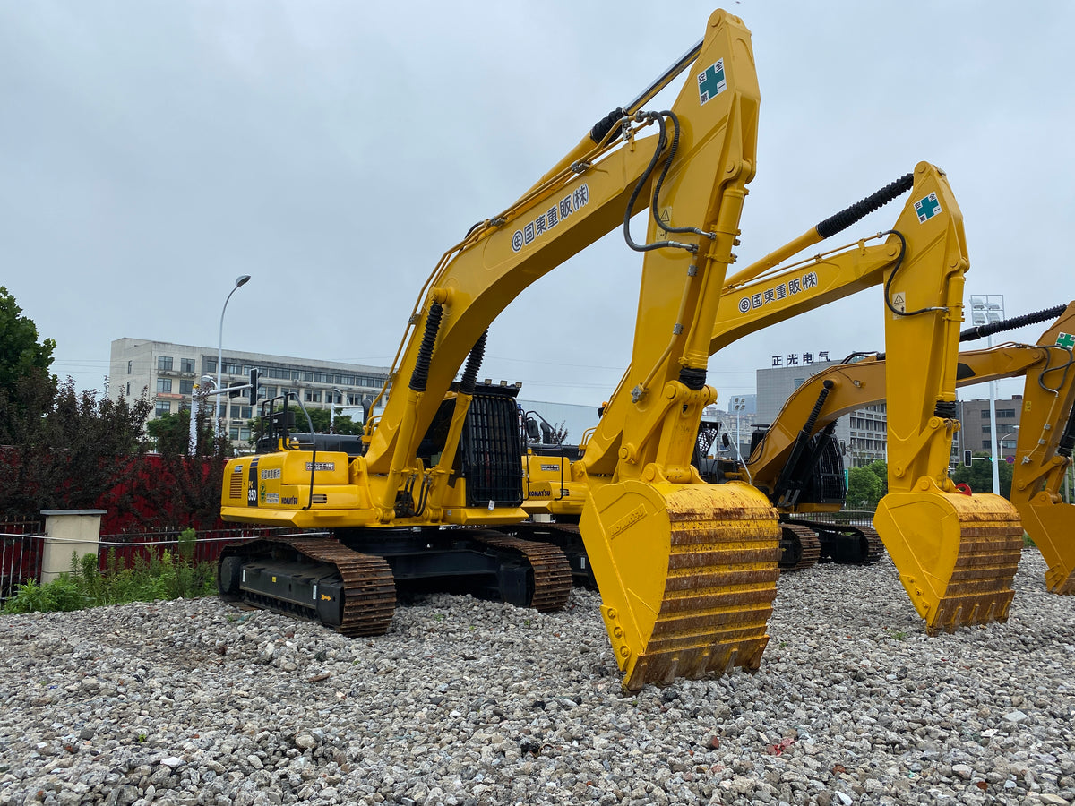 Used Komatsu PC350-8 crawler excavator real inventory view 2