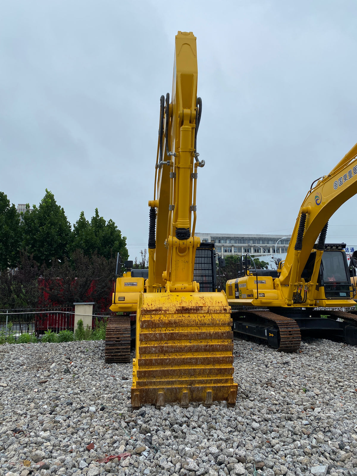 Used Komatsu PC350-8 crawler excavator real inventory view 3
