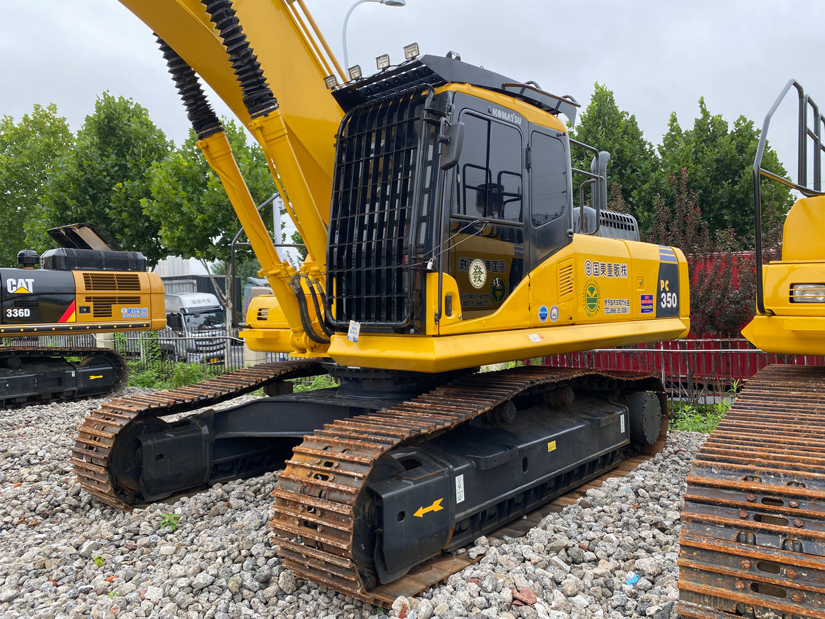 Used Komatsu PC350-8 crawler excavator real inventory view 5