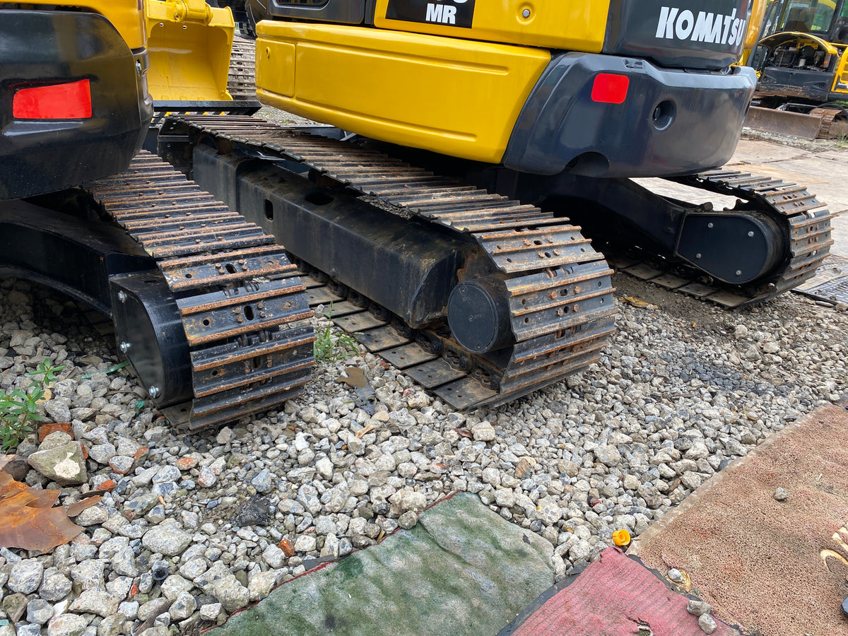 Used Komatsu PC50MR crawler excavator real inventory view 5
