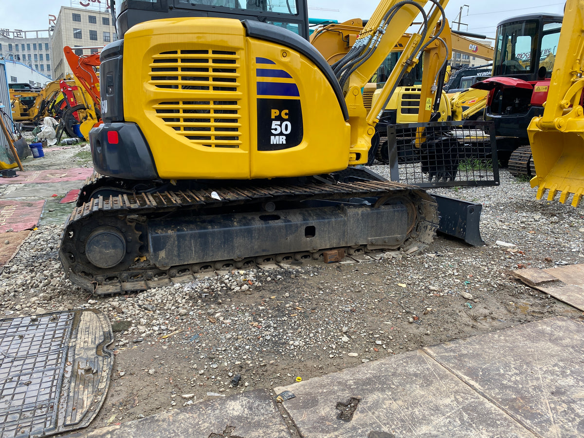 Used Komatsu PC50MR crawler excavator real inventory view 6