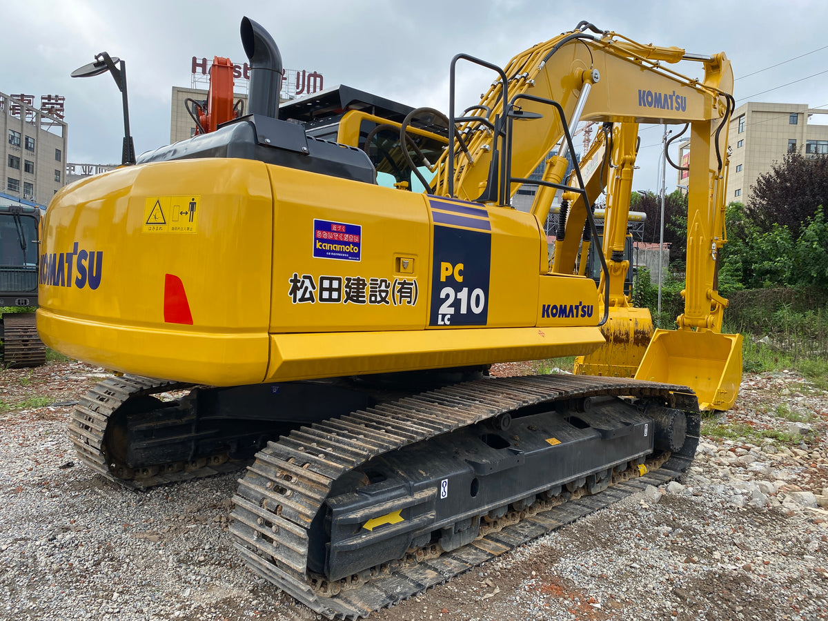 Used Komatsu PC210LC-8M0 crawler excavator real inventory view 3