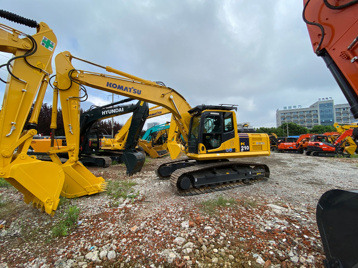 Used Komatsu PC210LC-8M0 crawler excavator real inventory view 5