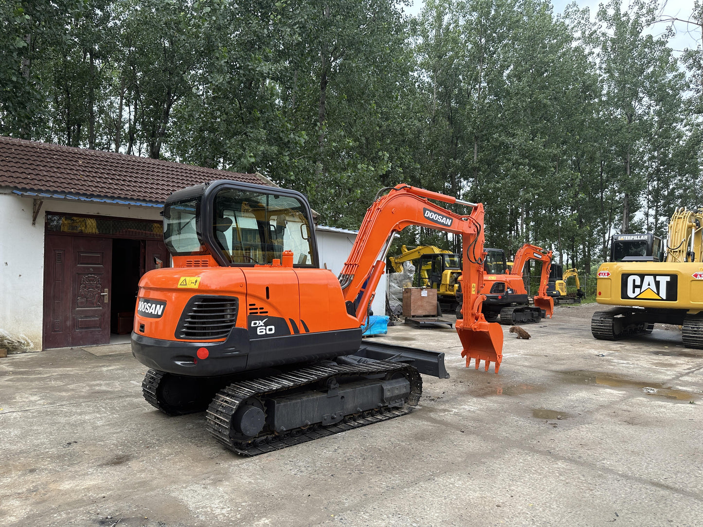 Used Doosan DX60 Excavator for Sale front view