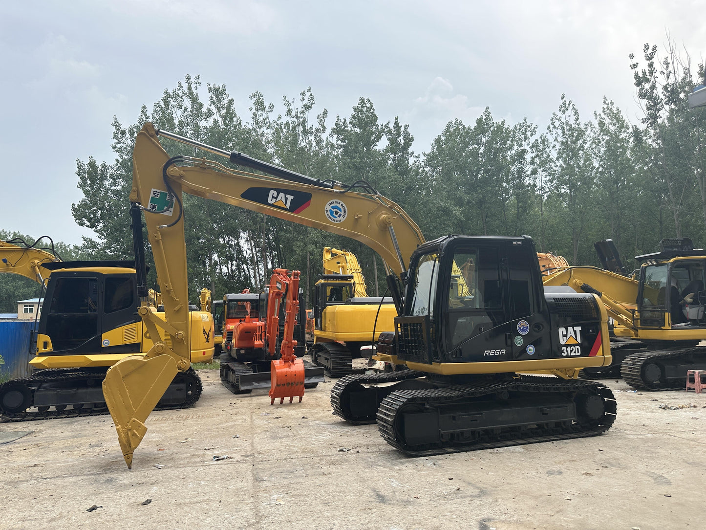 Used Caterpillar 312D Excavator for Sale front view