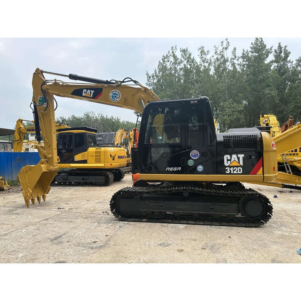 Used Caterpillar 312D Excavator for Sale rear side view