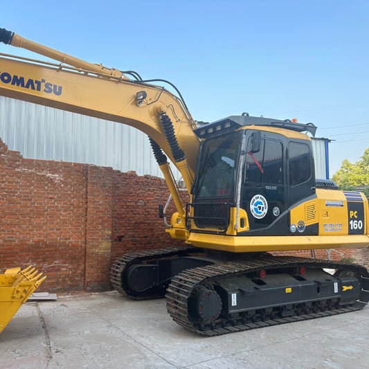 Used Komatsu PC160-7 Excavator for Sale side view