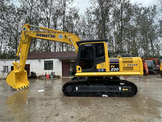 Used Komatsu PC200-8 Excavator for Sale rear side view