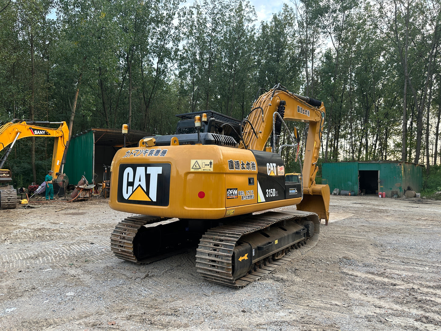 Used CAT 315D2L crawler excavator real inventory view 3