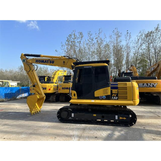 Used Komatsu PC130-7 Excavator for Sale rear side view