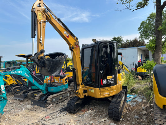 Used Caterpillar 303.5E Excavator for Sale rear side view